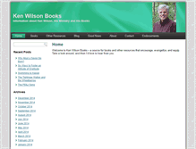 Tablet Screenshot of kenwilsonbooks.com
